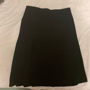 Black FLARE SKIRT